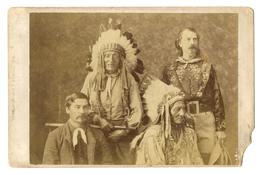 [Wild West] Buffalo Bill, Sitting Bull, and Wild West Troupe...
