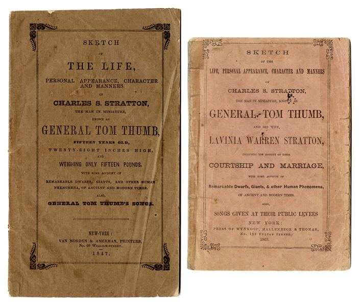  [Stratton, Charles (Tom Thumb] Sketch of the Life of, Perso...