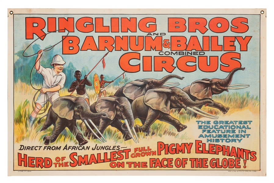  Ringling Brothers and Barnum & Bailey. Herd of the Smallest...