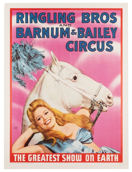  Ringling Bros. and Barnum & Bailey. 1944. Designed by Maxwe...