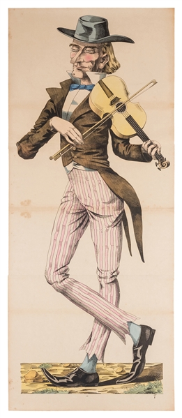  [Wentzel, Jean Frederic (1807-1869)] Fiddler. [Wissembourg,...