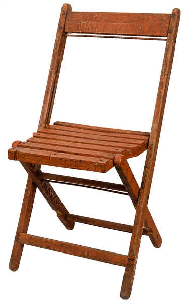  Sells—Floto Circus Folding Chair. American, ca. 1920s. Wood...