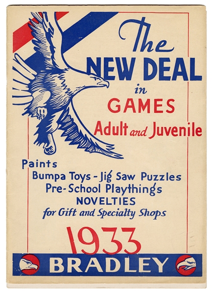 [Games] Milton Bradley. The New Deal in Games Adult and Juv...