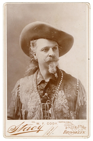  Cody, William F. (Buffalo Bill). Buffalo Bill Cabinet Card ...