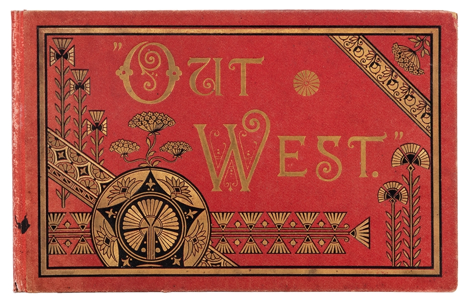  Out West Souvenir Travel Album. N.p. (Denver?), 1890s. Deco...