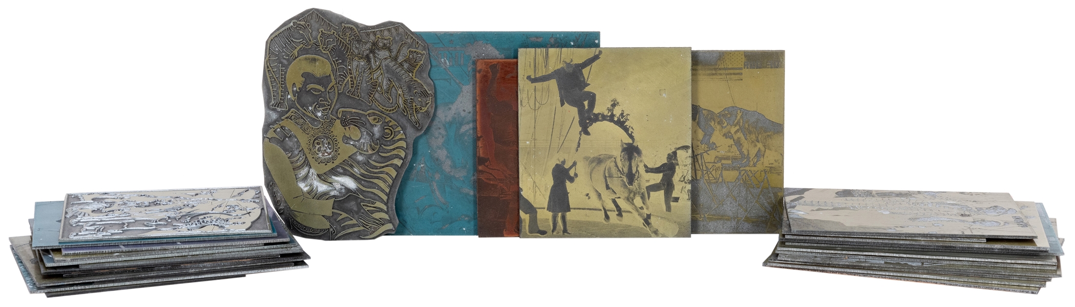  Collection of Circus Printing Plates. Circa 1960s/70s. Appr...