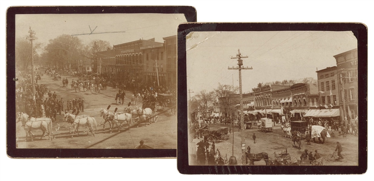  Photos of Cole & Lockwood Circus’s First Parade. Potsdam, N...