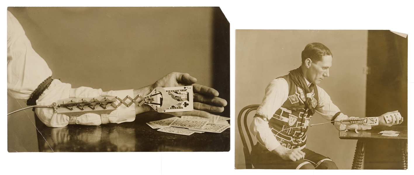  Pair of Crooked Gambler’s Holdout Photographs. Philadelphia...