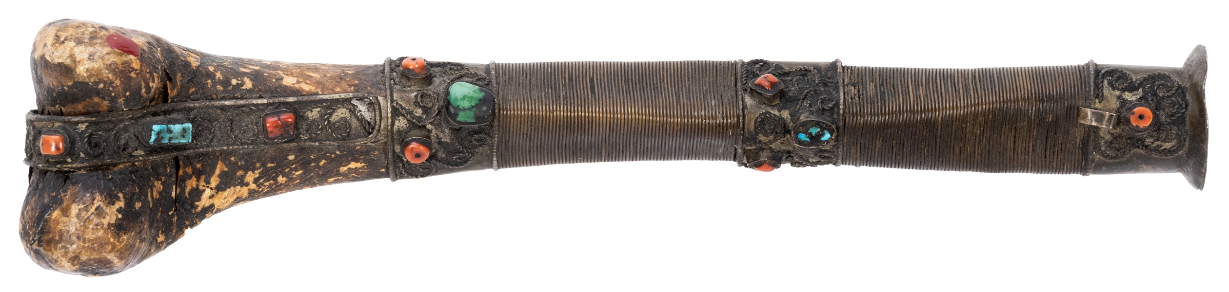  Tibetan “Kangling” Ritual Horn. Ceremonial “kangling” flute...