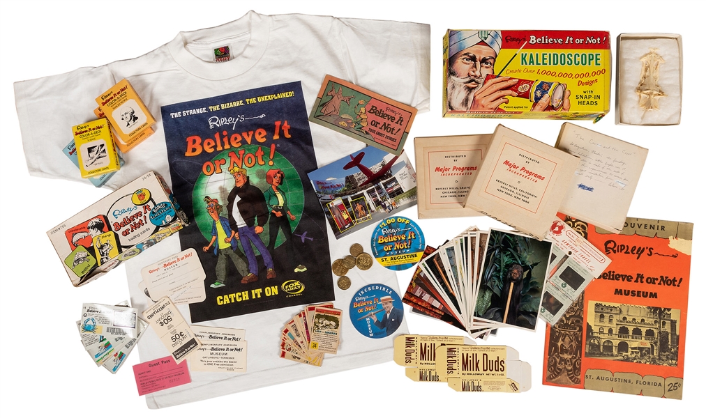  Collection of Ripley’s “Believe it or Not” Memorabilia. 194...