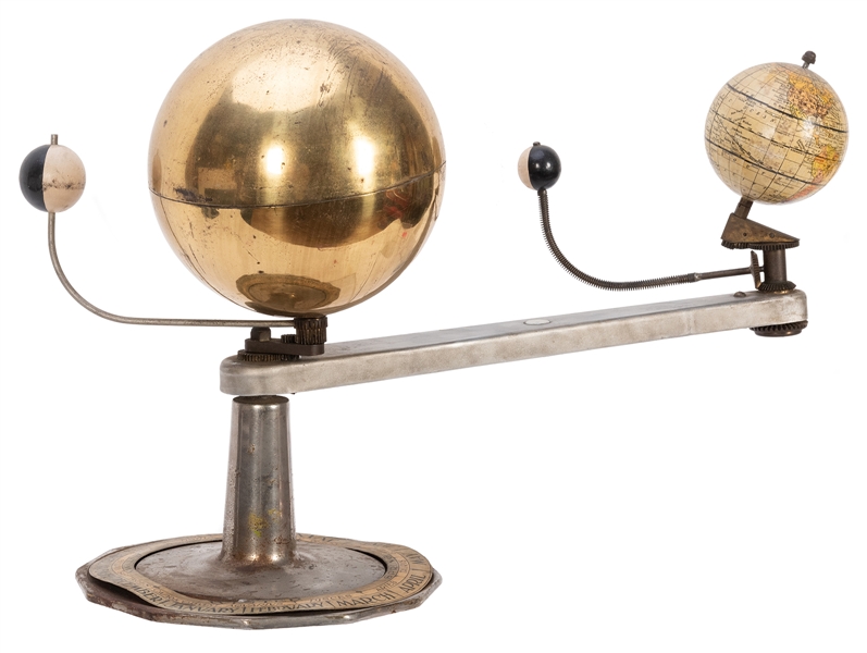 Hawkes Mfg. Brass and Metal Orrery. Kansas City, early 20th...