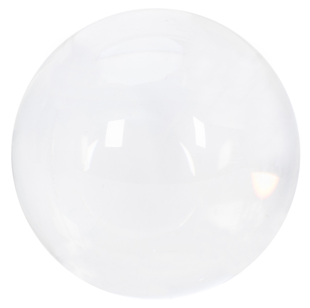  Large Clear Crystal /Gazing Ball. Large and heavy crystal b...