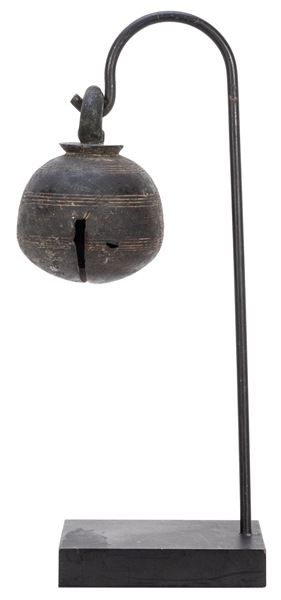  Burmese Elephant Bell. Early 19th century. Stand display. B...