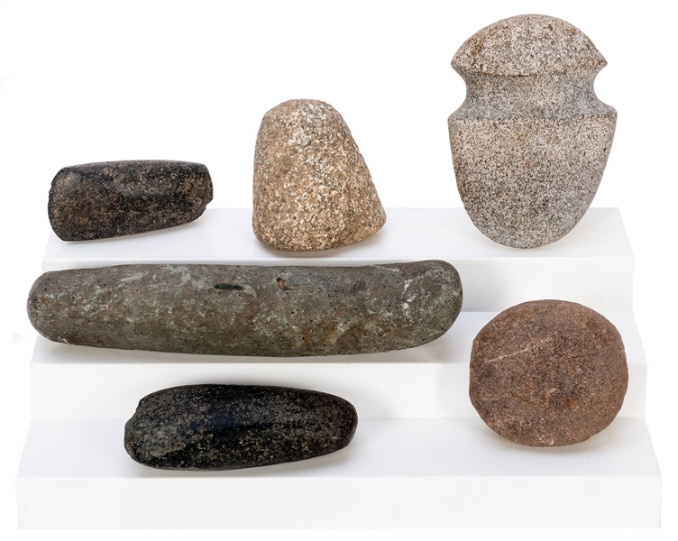  [Prehistoric-Native American] Six Paleo-Indian Stone Tools....