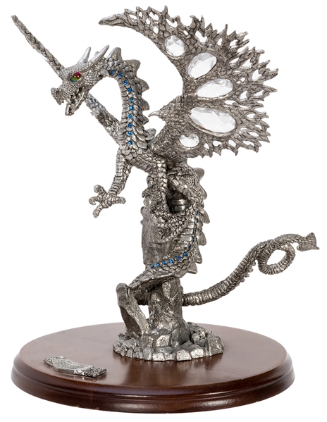  Kevin O’Hare “Ice Dragon” Limited Edition Pewter Figure. La...