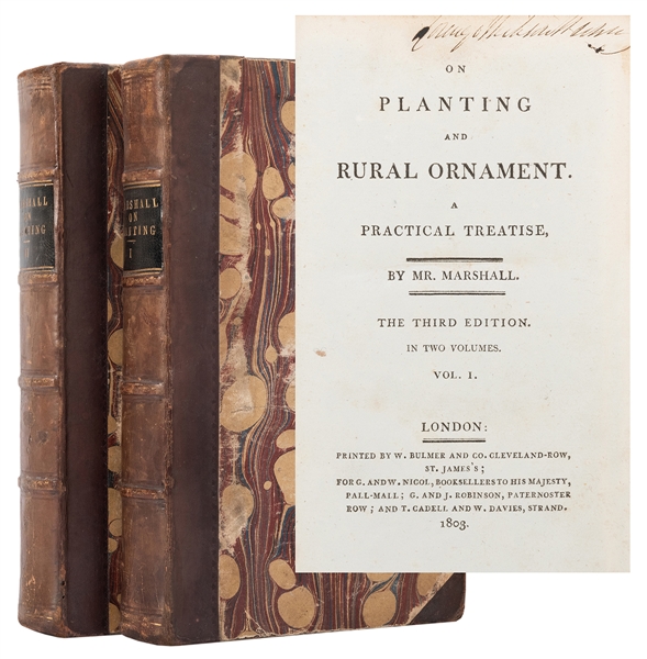  MARSHALL, William. On Planting and Rural Ornament. London: ...