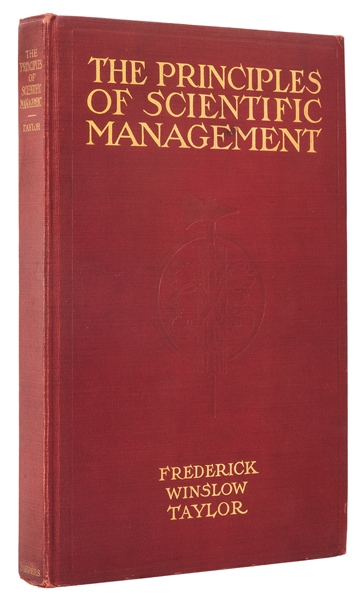  TAYLOR, Frederick Winslow (1856–1915). The Principles of Sc...