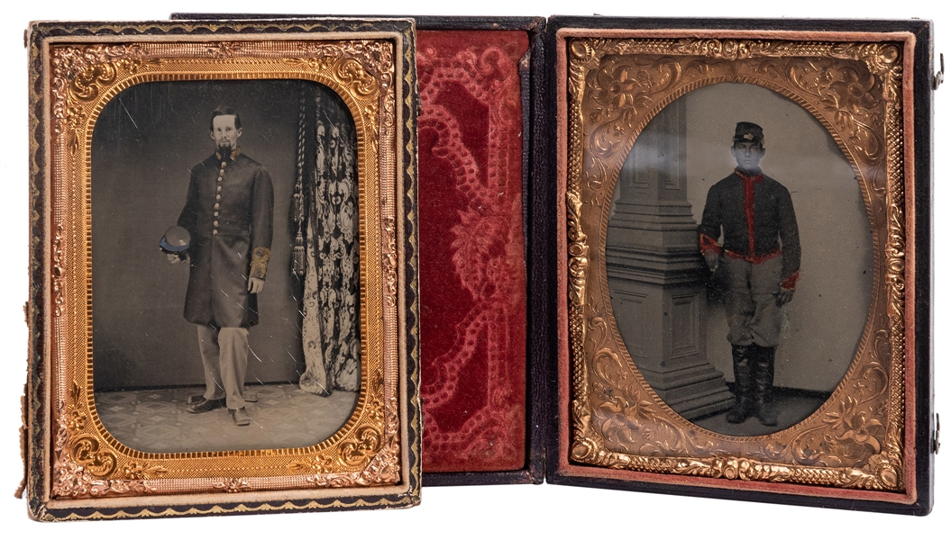  [CIVIL WAR] Pair of Early Civil War Photographs. Includes a...