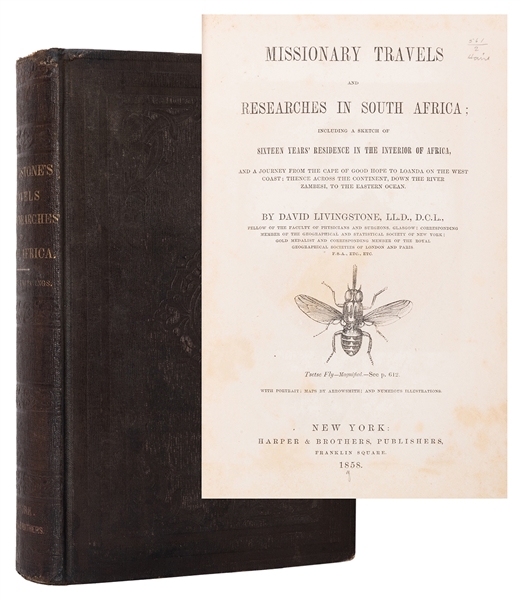  LIVINGSTONE, David (1813–1873). Missionary Travels and Rese...