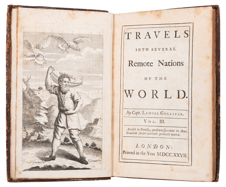  [SWIFT, Jonathan] (1667–1745). Travels into Several Remote ...