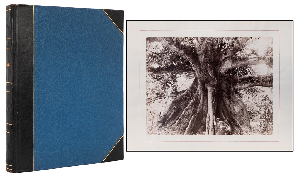  [TRAVEL–JAMAICA] A Souvenir Typescript Photo Album Produced...