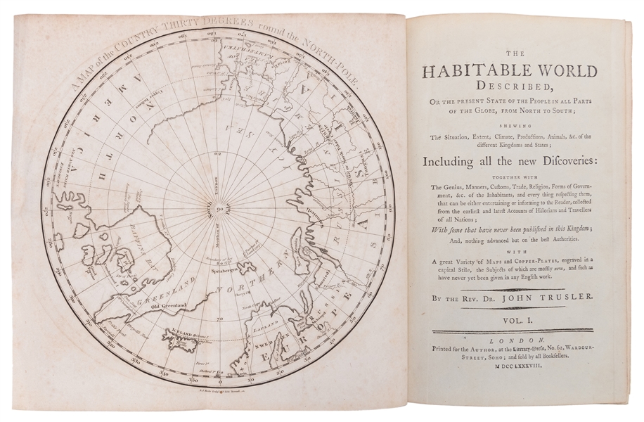  TRUSLER, John (1735–1820). The Habitable World Described; o...