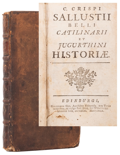  [GED, William (1690-1749)] Sallusti, C. Crispi. Belli Catil...