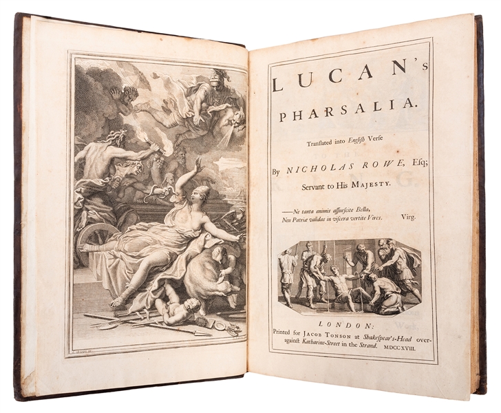  LUCANUS, Marcus Anneaus (39–65 CE). Lucan’s Pharsalia trans...