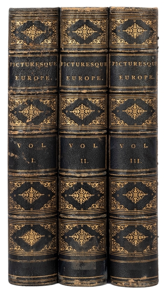  TAYLOR, Bayard (1825–1878), editor. Picturesque Europe: A D...