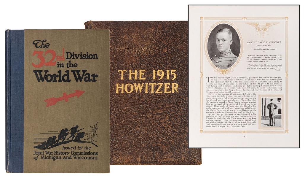 [EISENHOWER, Dwight D.] The Howitzer: The Yearbook of the U...