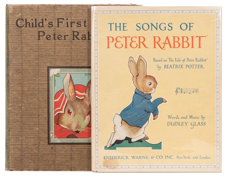  [CHILDREN’S BOOKS] Pair of Peter Rabbit Children’s Titles. ...