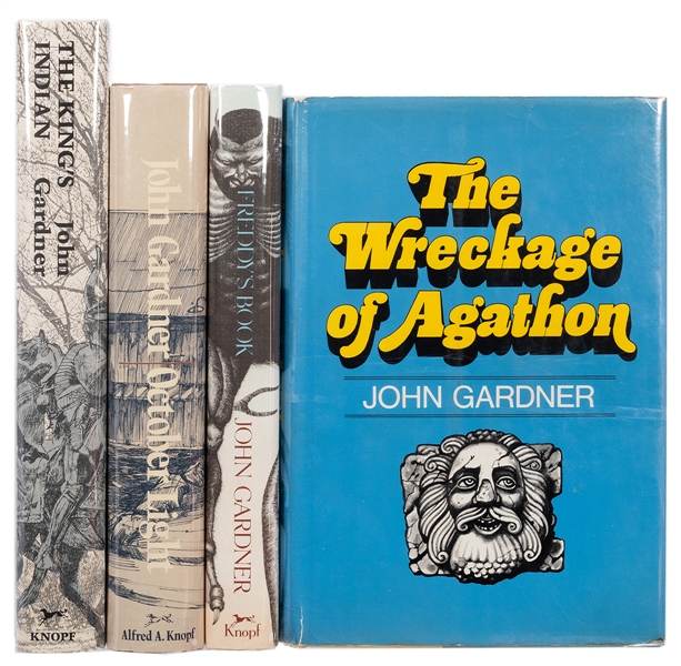  GARDNER, John (1933–1982). Four John Gardner First Editions...