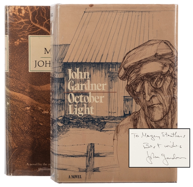  GARDNER, John (1933–1982). Pair of Inscribed John Gardner T...