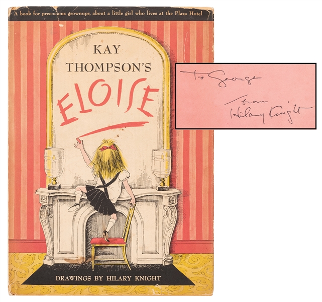 THOMPSON, Kay (1909–1998). Eloise, inscribed by illustrator...