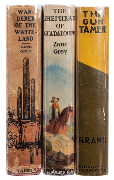  [WESTERN] Three Western First Editions. Includes Wanderer o...