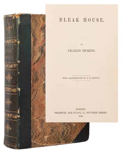  DICKENS, Charles (1812–1870). Bleak House. London: Bradbury...