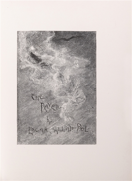  POE, Edgar Allan (1809–1849). The Raven. New York: E. P. Du...