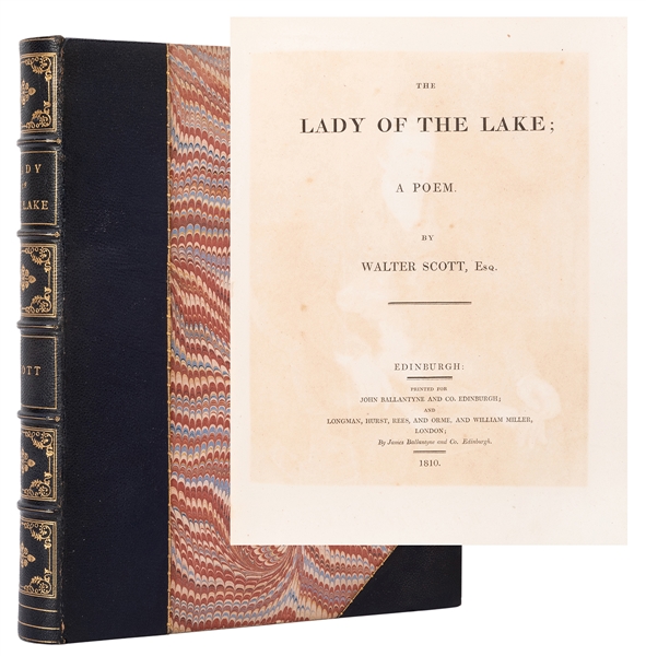  SCOTT, Walter (1771–1832). The Lady of the Lake. Edinburgh:...