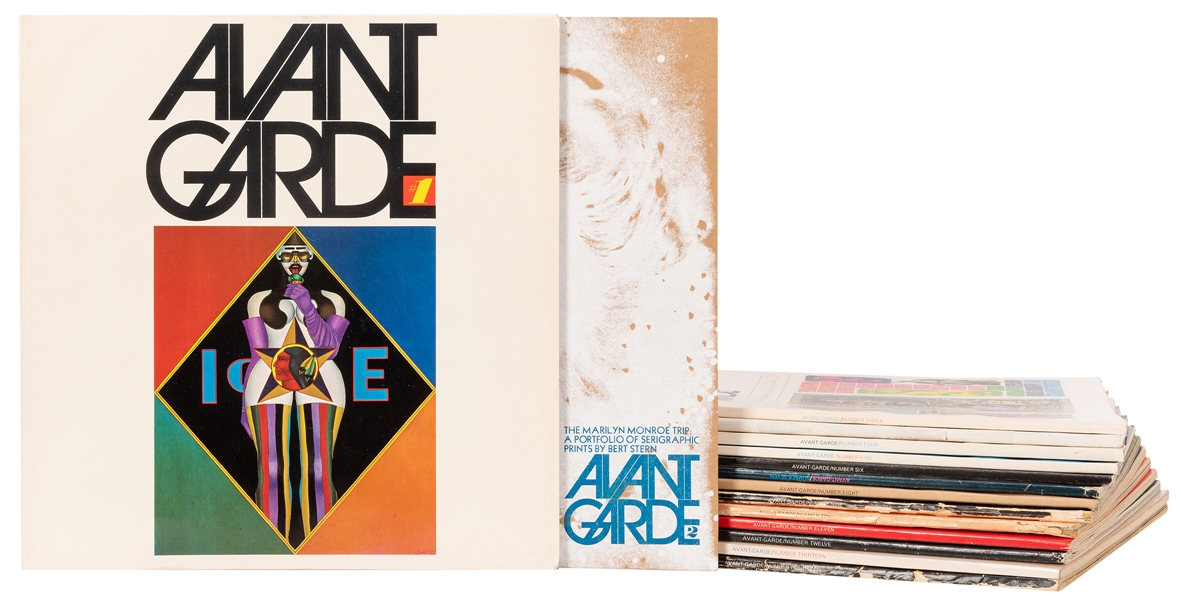  [AVANT GARDE] Complete Run of Avant Garde Magazine. New Yor...