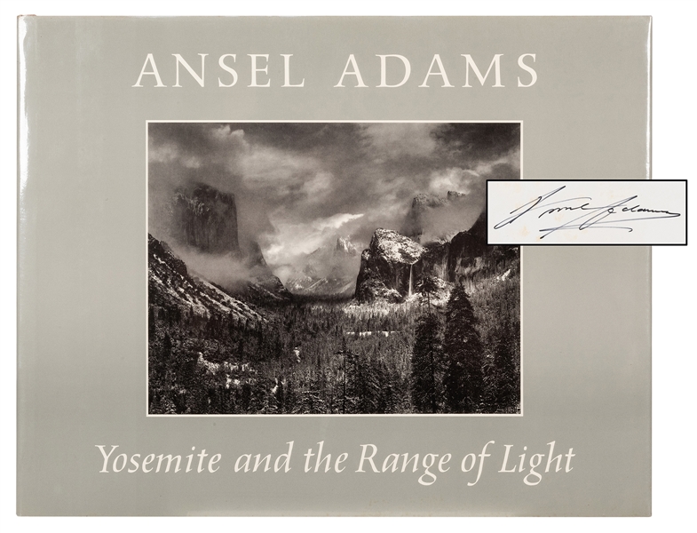  ADAMS, Ansel (1902–1984). Yosemite and the Range of Light, ...
