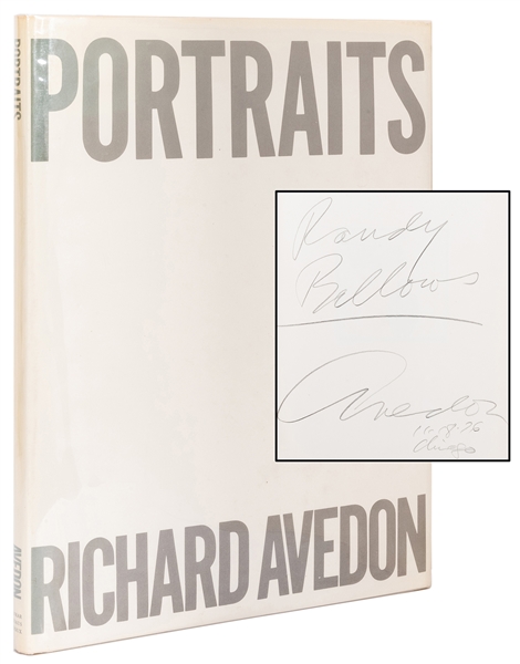  AVEDON, Richard (1923–2004). Portraits, [inscribed]. New Yo...