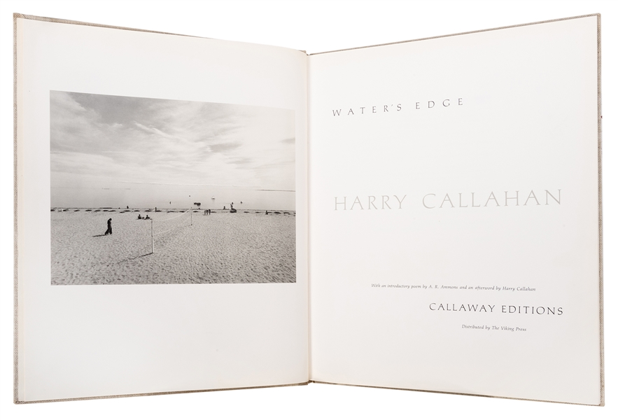  CALLAHAN, Harry (1912–1999). Water’s Edge, signed. [New Yor...