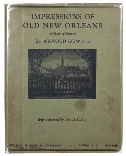  GENTHE, Arnold (1869–1942). Impressions of Old New Orleans:...