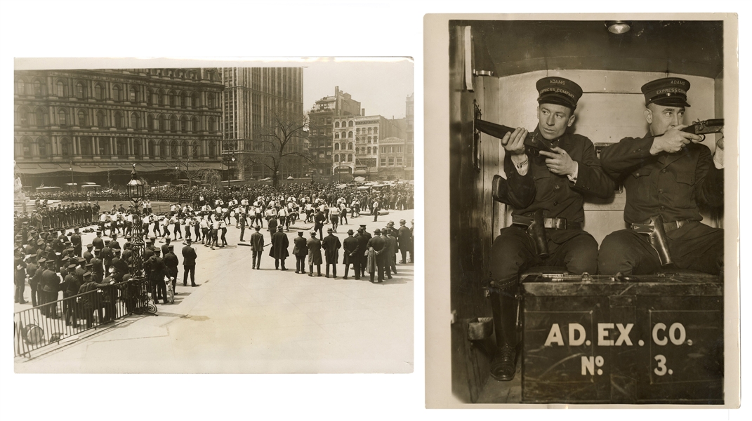  [POLICE] Pair of Policing / Security Photographs. The first...