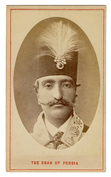  The Shah of Persia CDV Photograph. London: The London Stere...