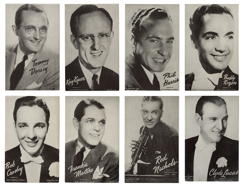  Group of 26 Postcards of 1930s-40s Bandleaders, Composers, ...
