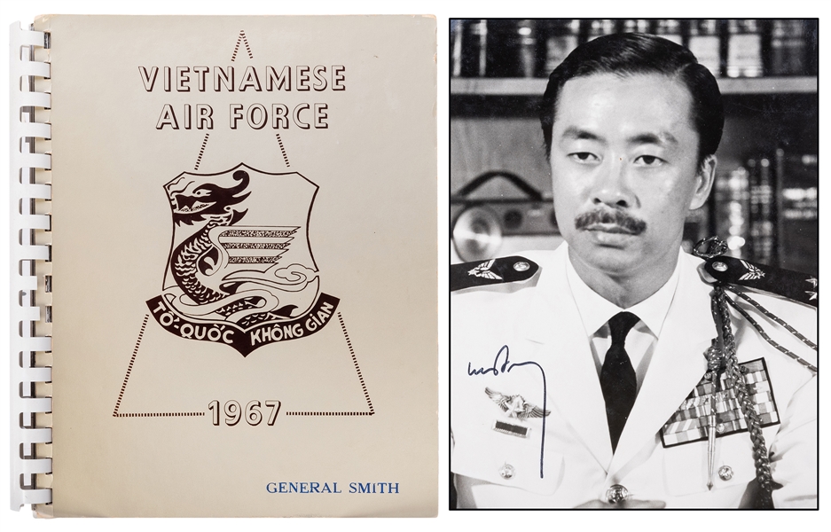  South Vietnamese Air Force Signed Photo Album Prepared for ...
