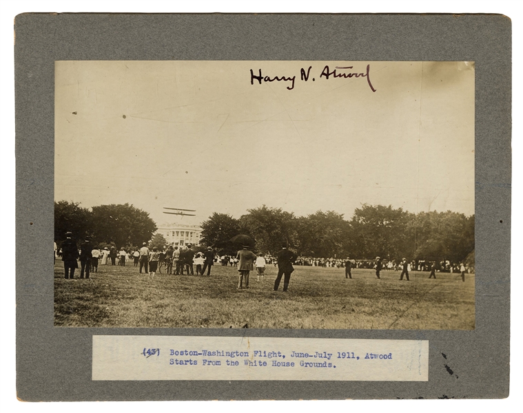  ATWOOD, Henry (1883-1967) Henry Atwood Signed Photograph. S...