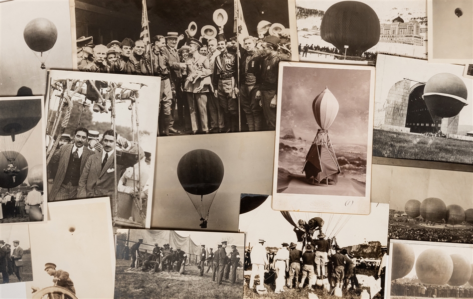  Balloons and Ballooning Photograph Archive. Ca. 1900-30. 26...
