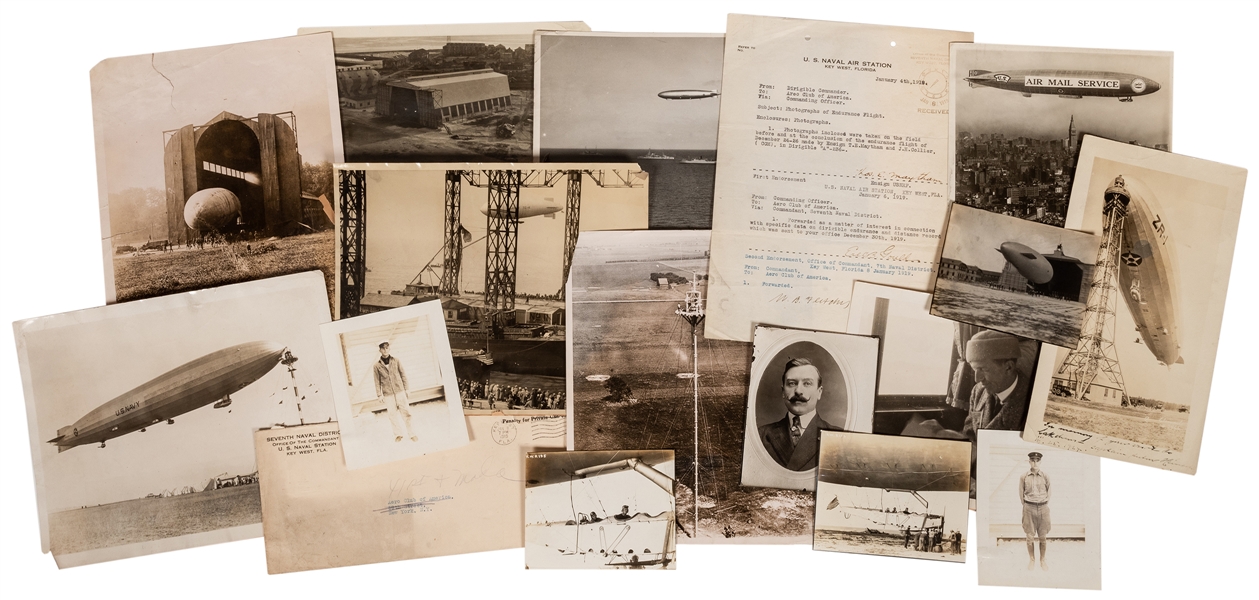  [BALLOONING] Photographs of U.S. Army and Navy Dirigibles. ...